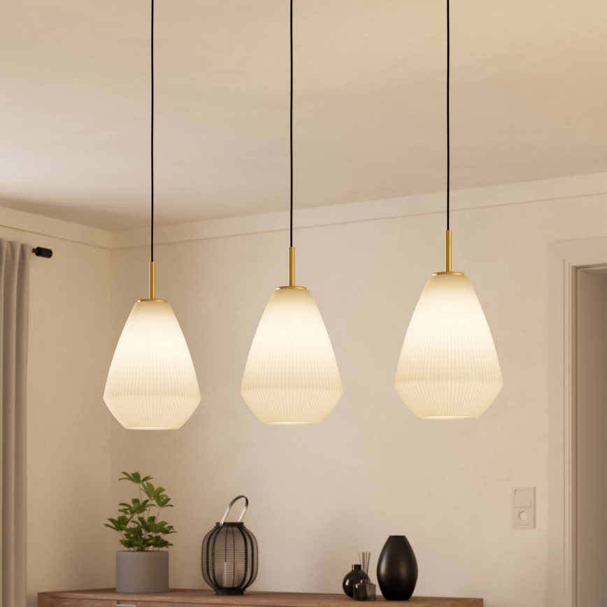Eglo - Suspension filaire 3xE27/40W/230V