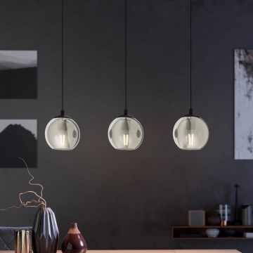 Eglo - Suspension filaire 3xE27/40W/230V