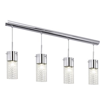 Eglo - Suspension filaire 4xE14/60W/230V