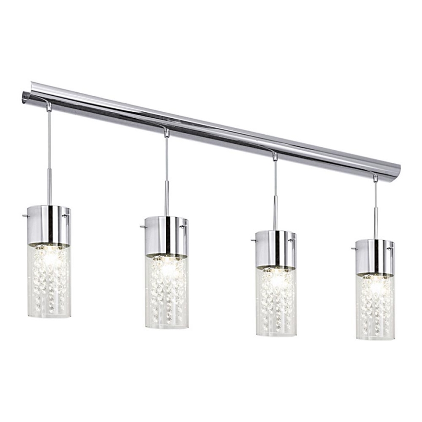 Eglo - Suspension filaire 4xE14/60W/230V