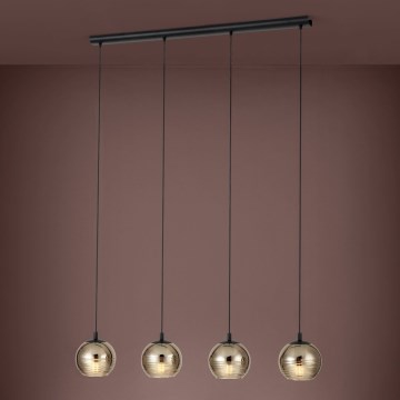 Eglo - Suspension filaire 4xE27/40W/230V