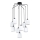 Eglo - Suspension filaire 9xE27/40W/230V blanche
