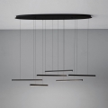 Eglo - Suspension filaire à intensité variable 6xLED/8,4W/230V 3000K noir