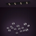 Eglo - Suspension filaire à intensité variable 8xLED/4,2W/230V 3000K transparent