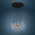 Eglo - Suspension filaire à intensité variable LED/27W/230V 3000K noir