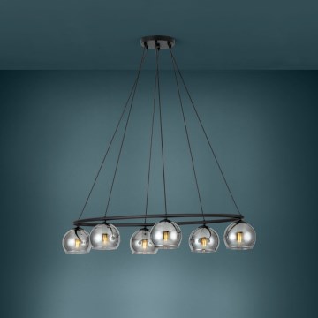 Eglo - Suspension filaire DAGUELLA 6xE14/25W/230V