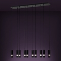 Eglo - Suspension filaire LED 10xGU10/4,6W/230V noir