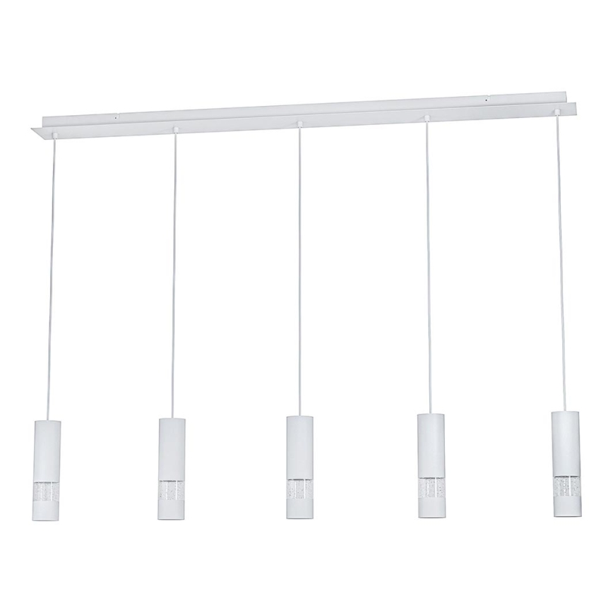Eglo  - Suspension filaire LED 5xGU10/5W/230V blanche