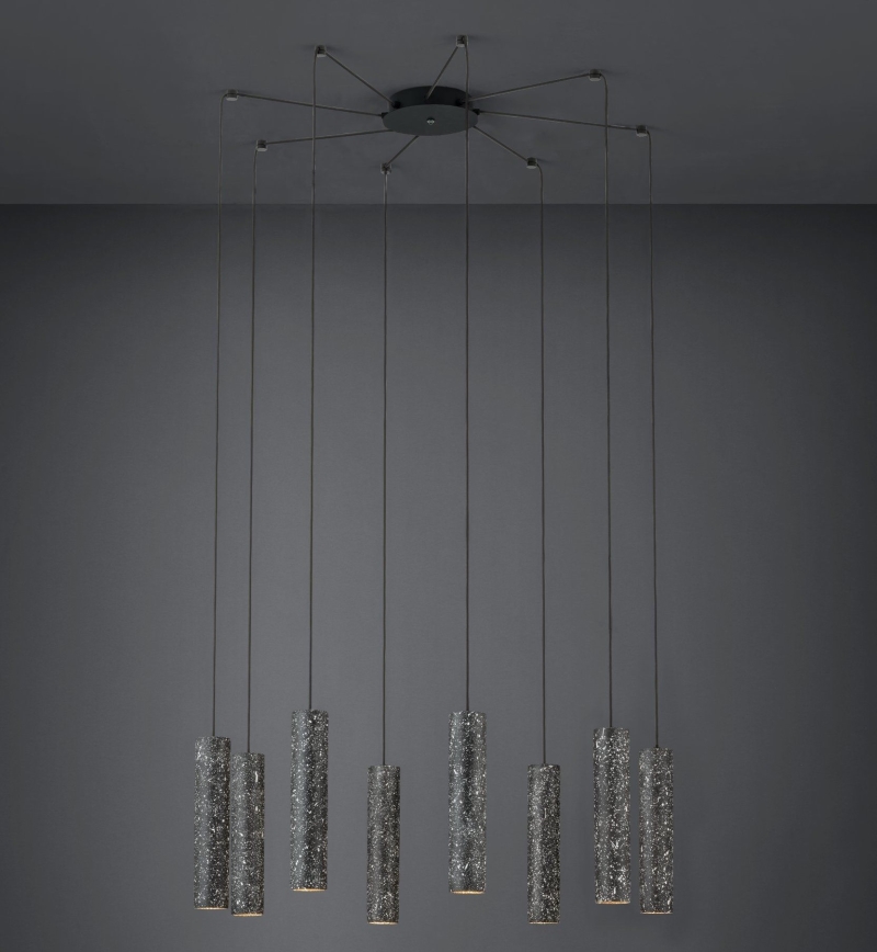 Eglo - Suspension filaire LED 8xGU10/4,5W/230V