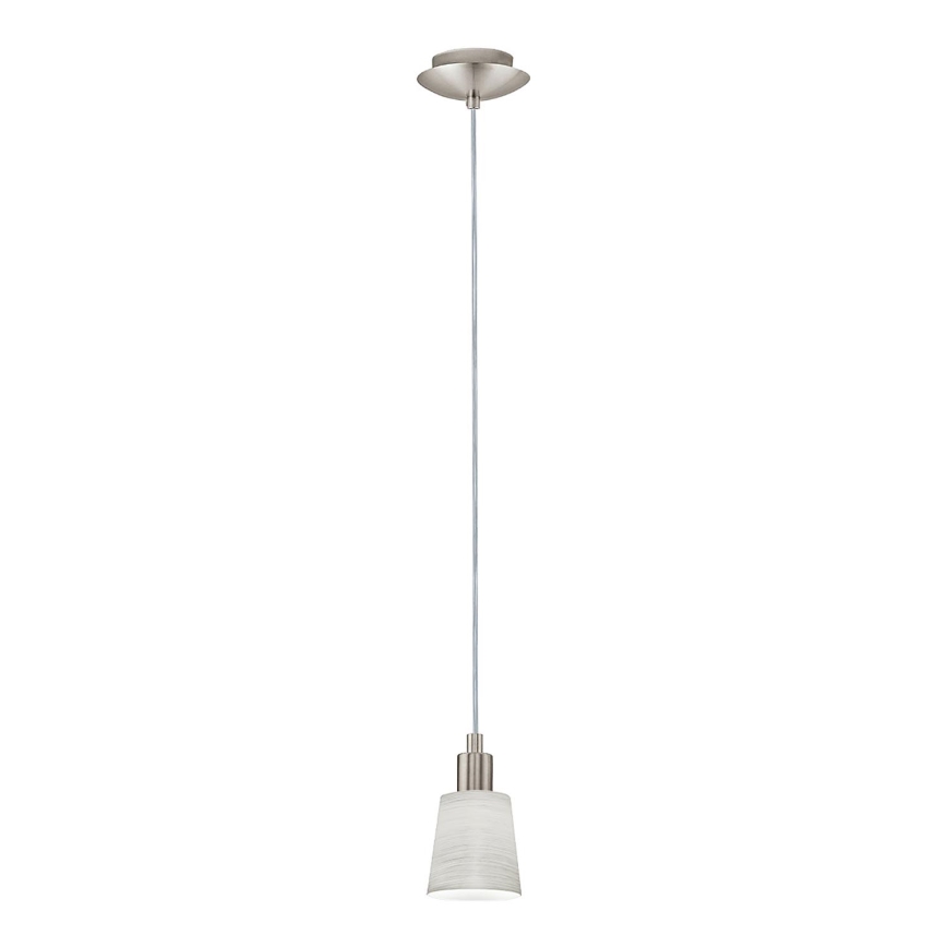 Eglo - Suspension filaire LED MY CHOICE 1xE14/4W/230V  chrome mat/crème