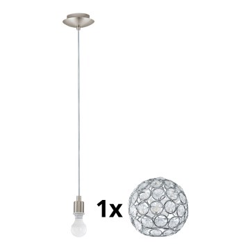 Eglo - Suspension filaire LED MY CHOICE 1xE14/4W/230V  chrome mat