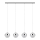 Eglo - Suspension LED avec fil 4xG9/3W/230V