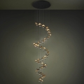 Eglo - Suspension LED dimmable sur câble 40xLED/1,8W/230V noir/doré