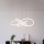 Eglo - Suspension LED dimmable sur câble, 48,7 W, 230 V, 2200–6500 K, blanc + télécommande