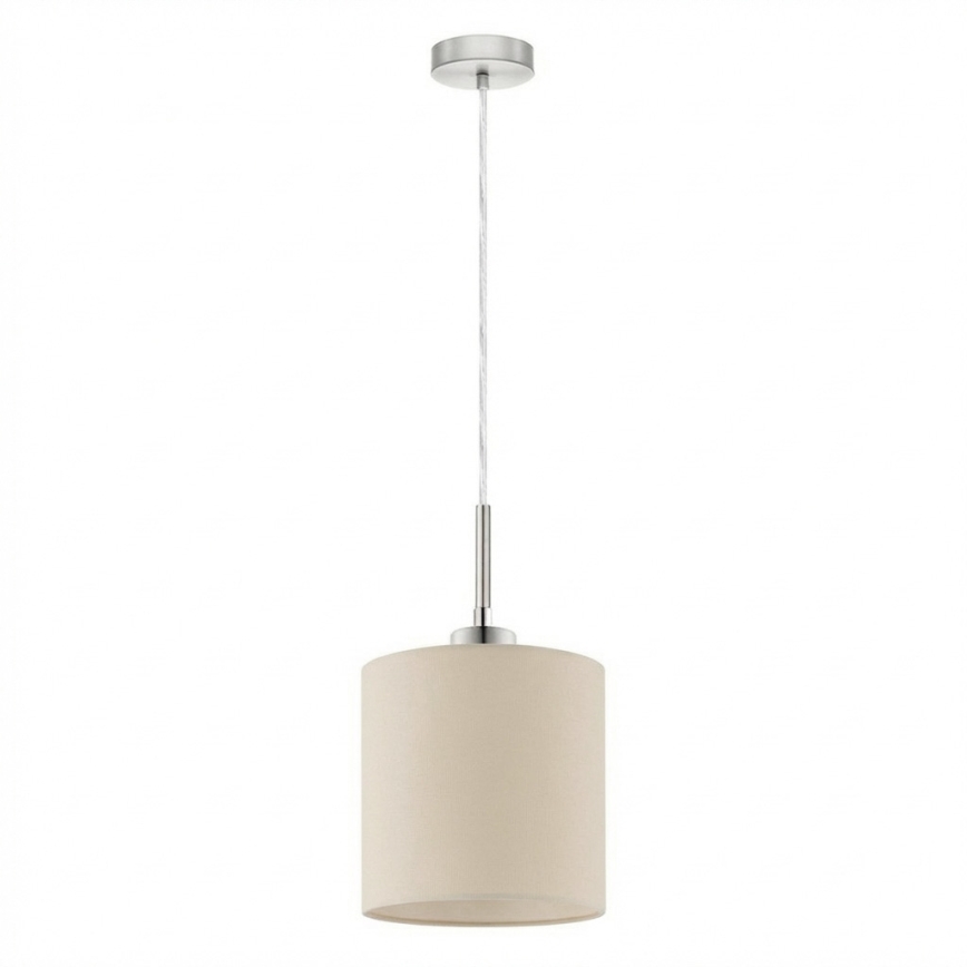 Eglo - Suspension LED sur câble TUNJA 1xE27/60W/230V crème