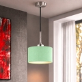 Eglo - Suspension LED sur câble TUNJA 1xE27/60W/230V Ø 20 cm vert/noir