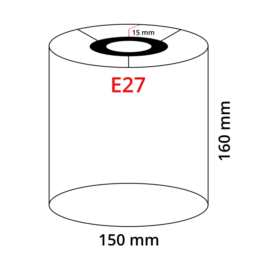 Eglo - Suspension LED sur câble TUNJA 3xE27/60W/230V crème