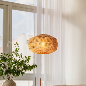 Eglo - Suspension sur câble 1xE27/40W/230V marron