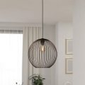 Eglo - Suspension sur câble 1xE27/60W/230V noire