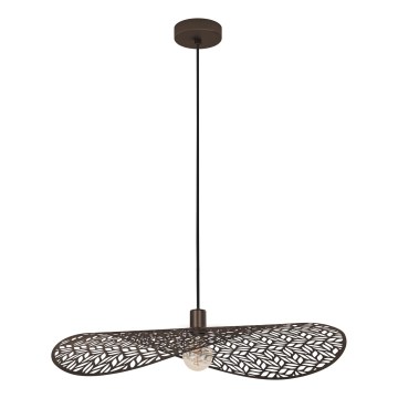 Eglo - Suspension sur câble 1xE27/60W/230V Ø 80 cm finition bronze
