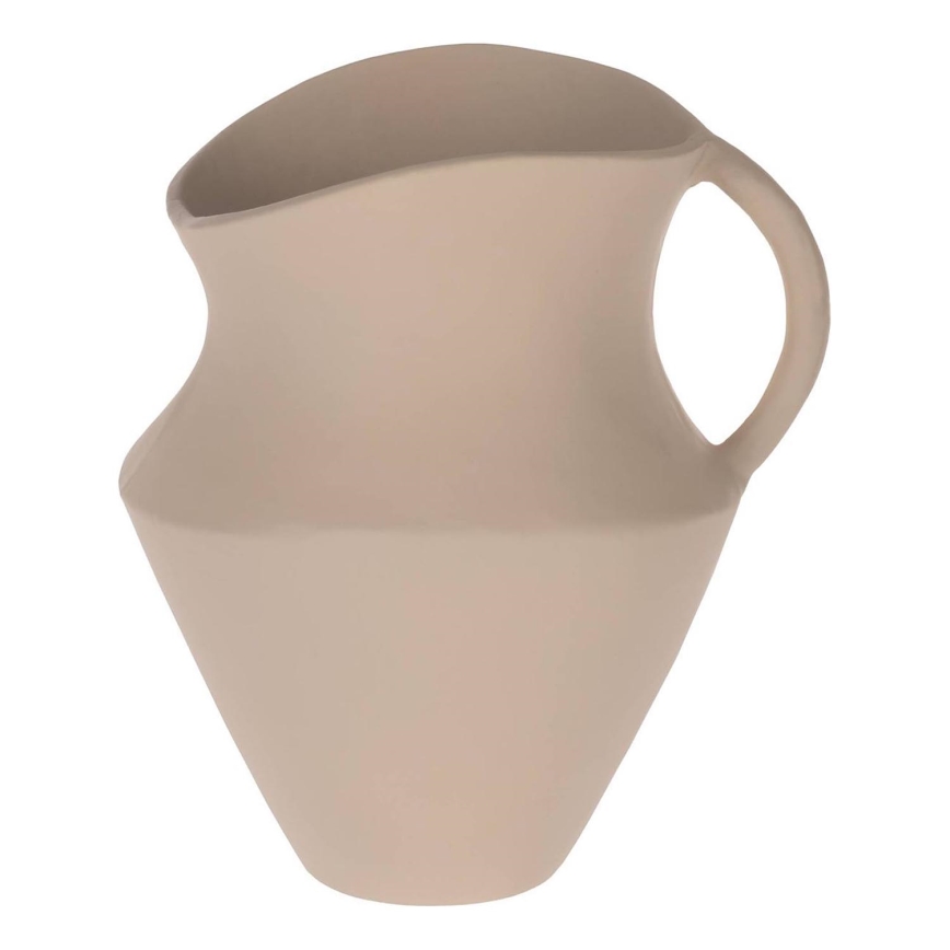 Eglo - Vase en métal 21,5x19,5 cm beige