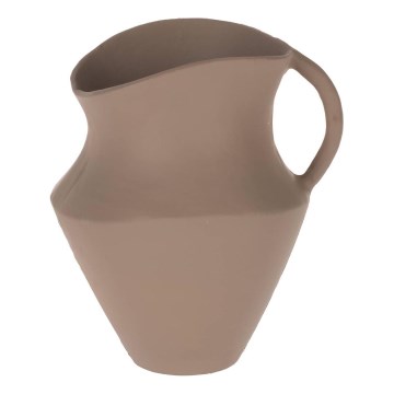 Eglo - Vase en métal 21,5x19,5 cm marron