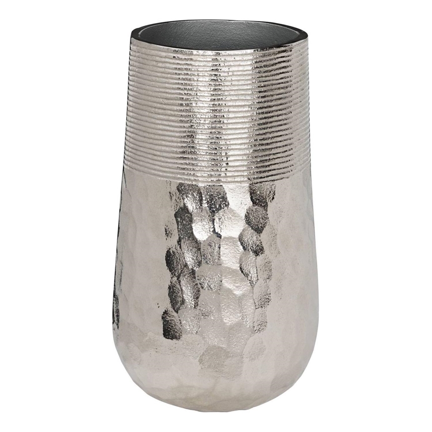Eglo - Vase en métal 28x16 cm argent
