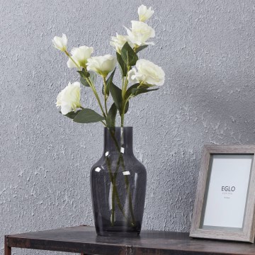 Eglo - Vase en verre 25x13,3 cm noir