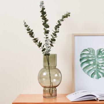 Eglo - Vase en verre 28x15,5 cm vert