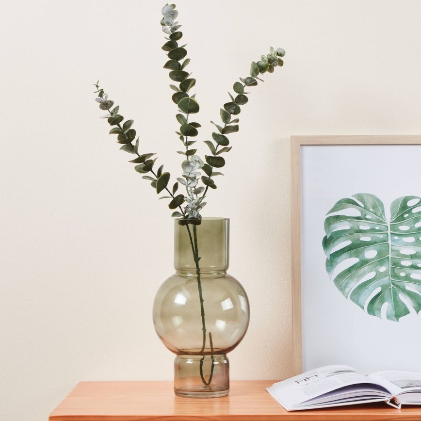 Eglo - Vase en verre 28x15,5 cm vert