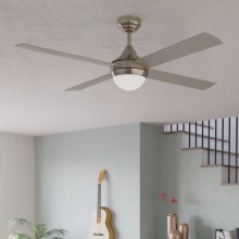 Eglo - Ventilateur de plafond 2xE27/7W/230V + télécommande