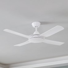 Eglo - Ventilateur de plafond 52W/230V + télécommande blanc