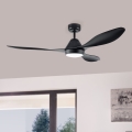 Eglo - Ventilateur de plafond LED/18W/230V + télécommande
