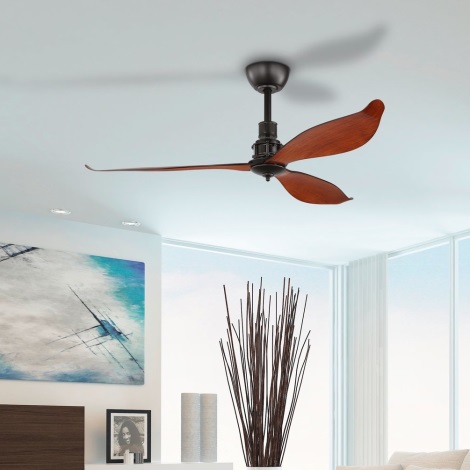 Eglo - Ventilateur de plafond + télécommande