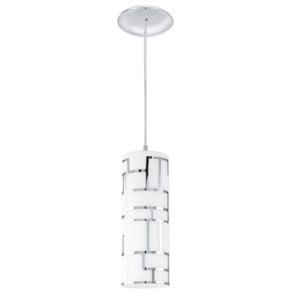 Eglo - Verre de rechange pour suspension et lampe BAYMAN blanc/chrome brillant