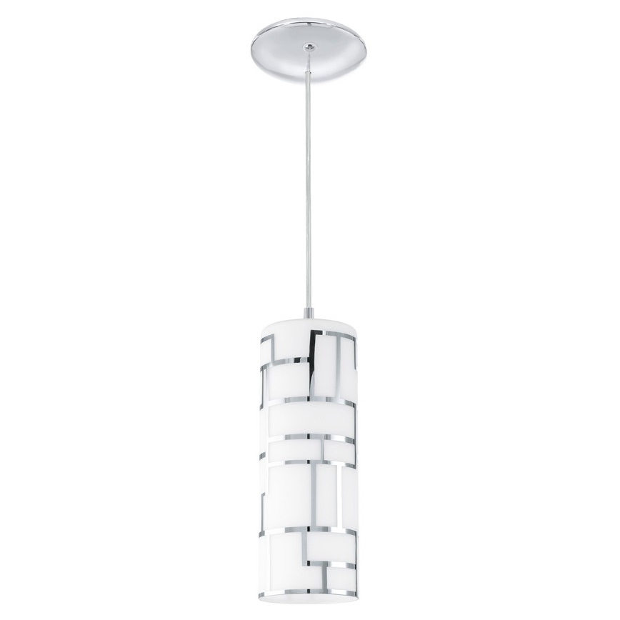 Eglo - Verre de rechange pour suspension et lampe BAYMAN blanc/chrome brillant