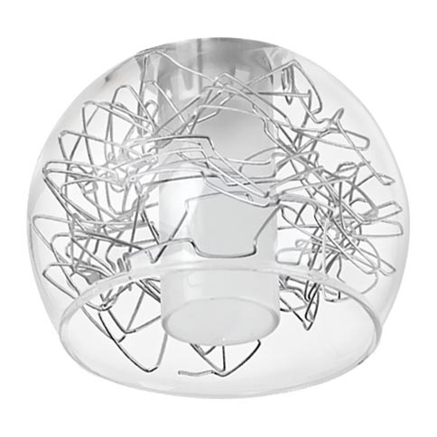 Eglo - Verre de rechange pour applique murale et plafonnier BASENTO d. 9 cm