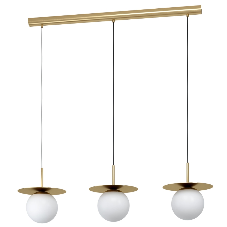 Eglo - Verre de rechange pour suspension à câble ARENALES, Ø 18 cm, blanc