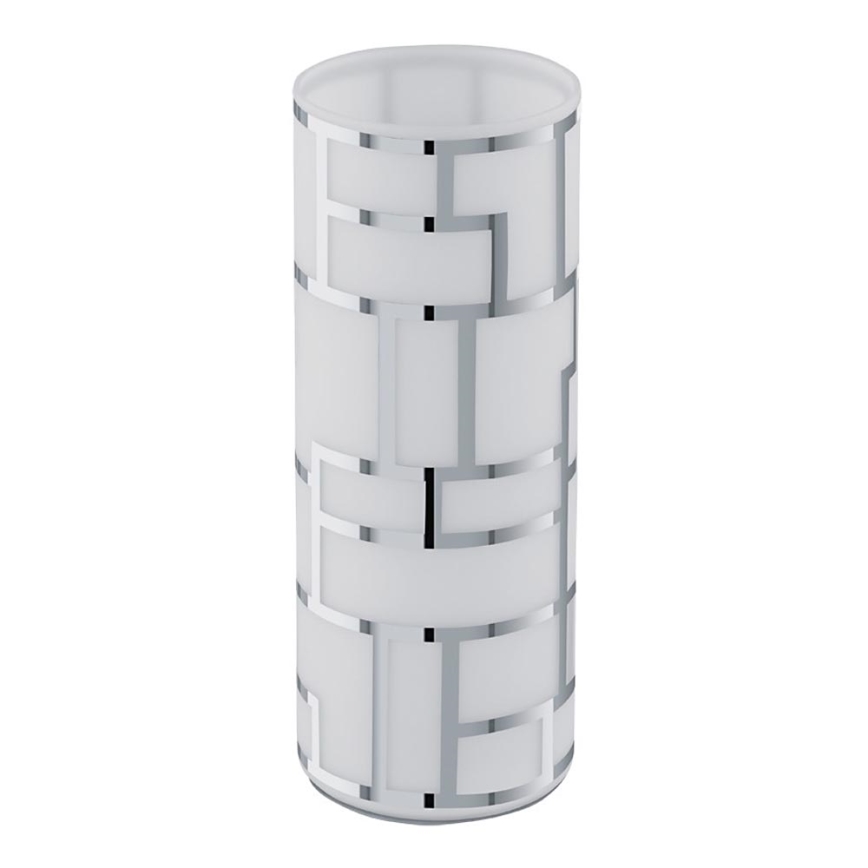 Eglo - Verre de rechange pour suspension et lampe BAYMAN blanc/chrome brillant