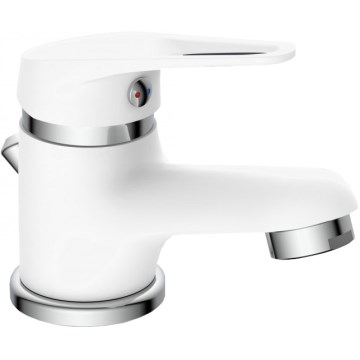 Eisl NI075SCR - Mitigeur de lavabo SPEED blanc/chrome brillant