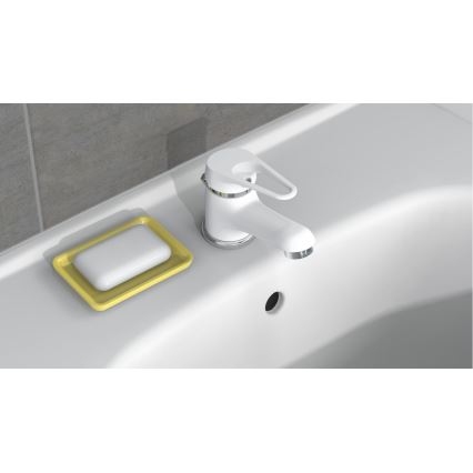 Eisl NI075SCR - Mitigeur de lavabo SPEED blanc/chrome brillant