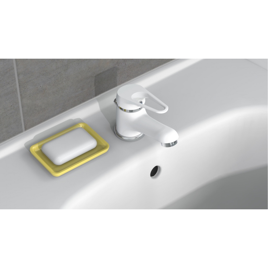 Eisl NI075SCR - Mitigeur de lavabo SPEED blanc/chrome brillant