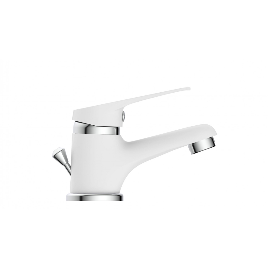 Eisl NI075SCR - Mitigeur de lavabo SPEED blanc/chrome brillant