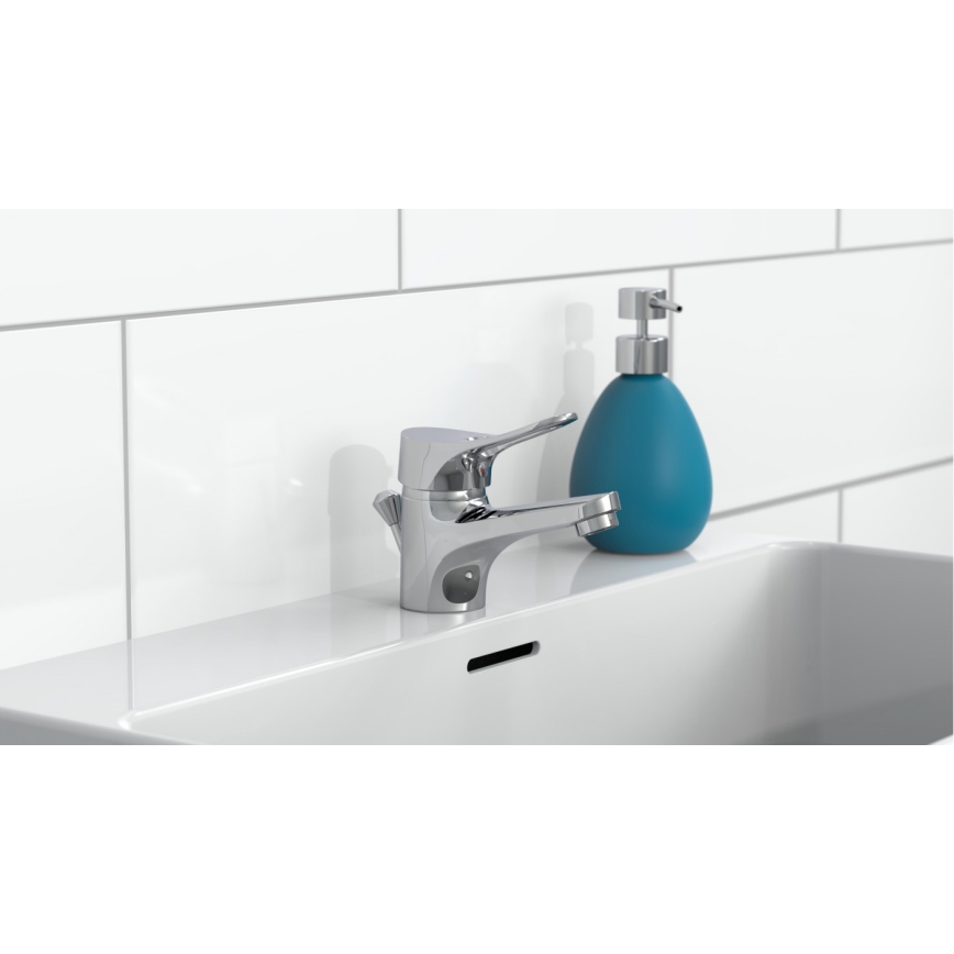 Eisl NI075VECR - Mitigeur pour lavabo + bonde à trop-plein VERONA, chrome brillant