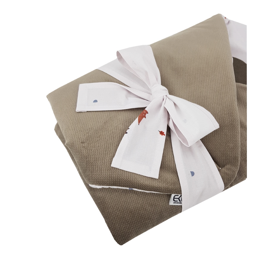 EKO - Couverture à langer en coton FOX 75x75 cm