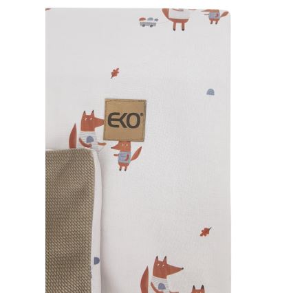 EKO - Couverture en coton FOX 100x80 cm