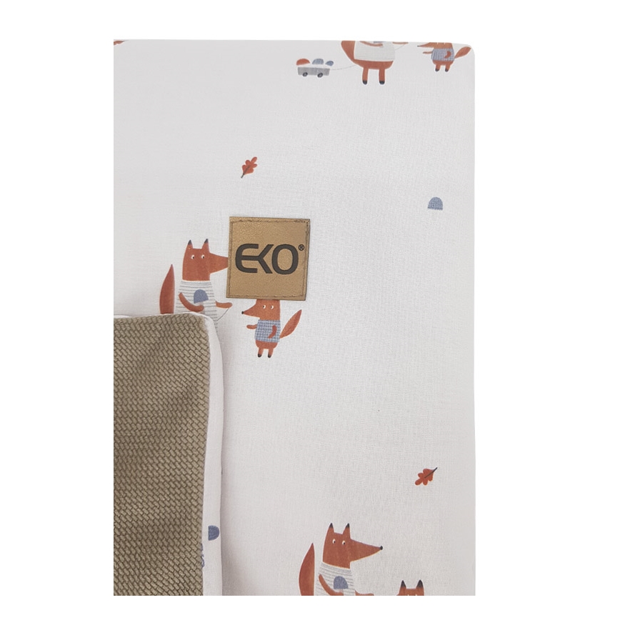EKO - Couverture en coton FOX 100x80 cm
