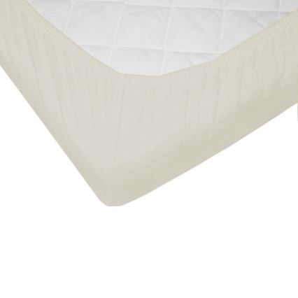 EKO - Drap imperméable avec une bande élastique JERSEY 120x60 cm beige