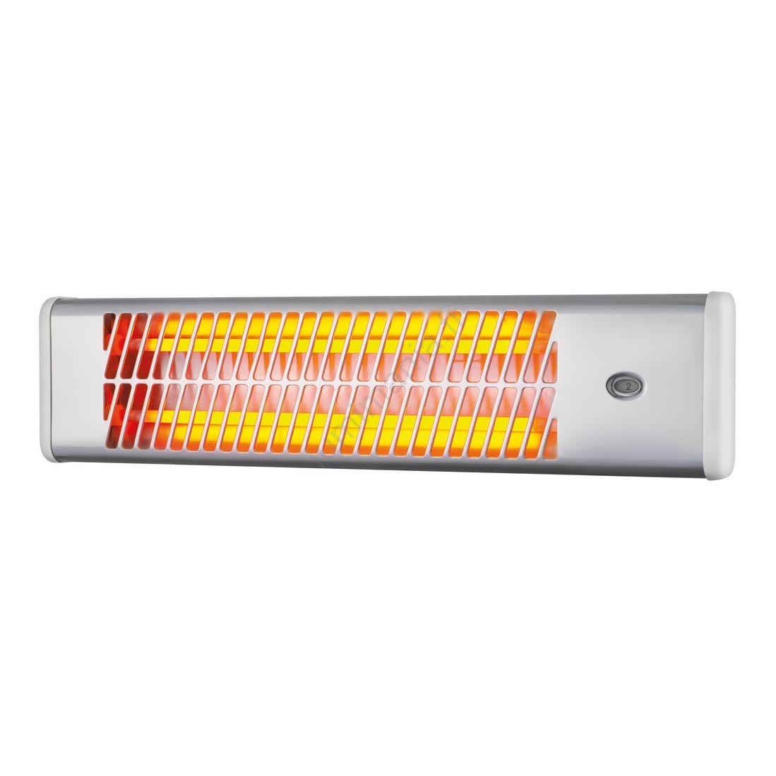Chauffage Salle De Bain PTC 400W Bastilipo MC-400 - Minuterie 1-12h, Réglable 15-45°C, Mural