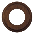 Elhard - Cadre rétro en bois au design épuré, finition bois foncé